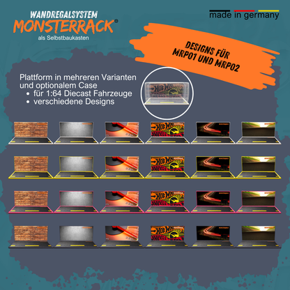 MONSTERRACK Design Sticker, verschiedene Motive