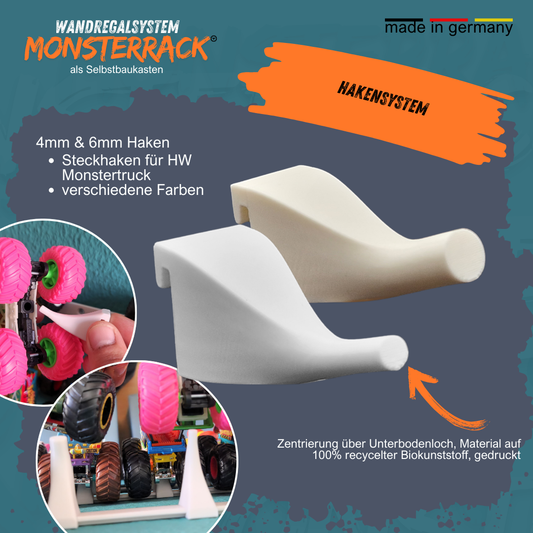 MONSTERRACK Haken für Trägersystem 200/400mm - für Monstertrucks