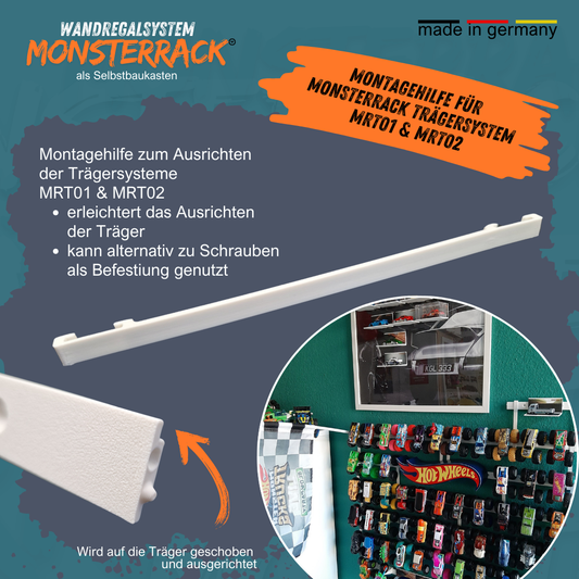 MONSTERRACK Montagehilfe/Trägerhalter für Trägersystem - für Monstertrucks und 1:64 Diecast- Fahrzeuge