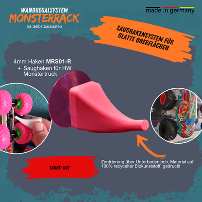 MONSTERRACK Saughaken für glatte Oberflächen - für Monstertrucks