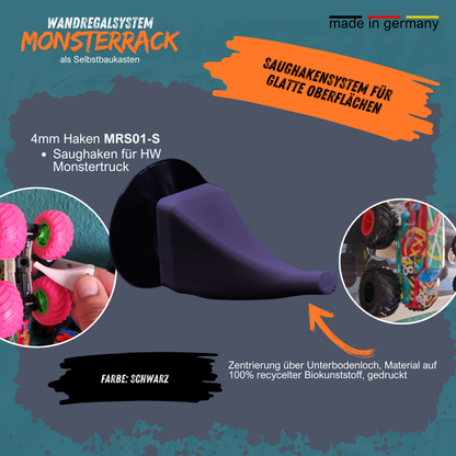 MONSTERRACK Saughaken für glatte Oberflächen - für Monstertrucks