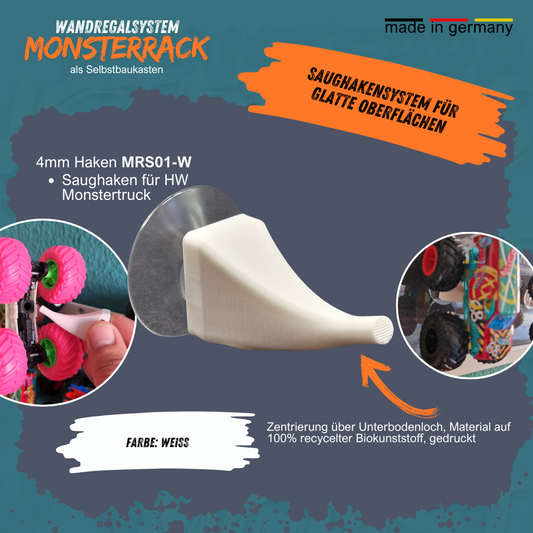 MONSTERRACK Saughaken für glatte Oberflächen - für Monstertrucks